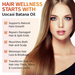 Uocasi Batana oil pouring texture close-up showing fast absorption