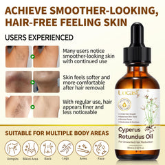 Uocasi oil texture pouring from dropper showing lightweight absorption benefit