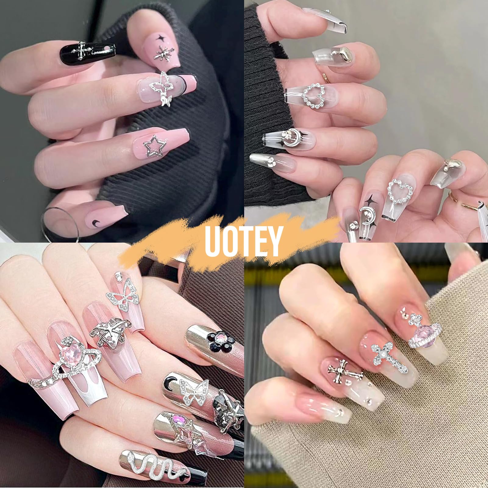 Uotey charms applied to phone case lifestyle shot showing craft versatility benefit