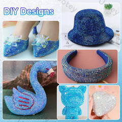 Uotey bedazzled shoe accessory illustrating decorative potential and visual impact