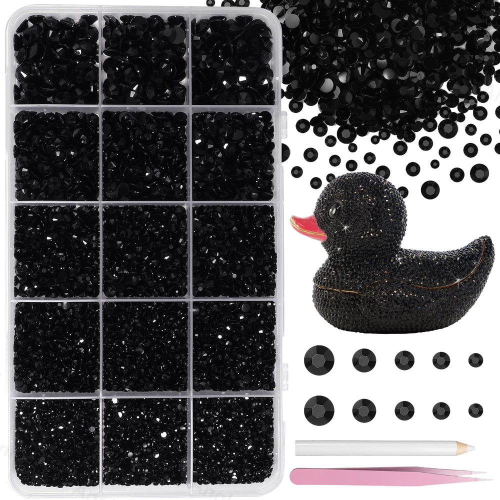 Uotey front packaging showing organized 15-grid box and included tools, easy storage benefit