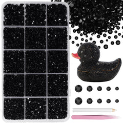 Uotey front packaging showing organized 15-grid box and included tools, easy storage benefit