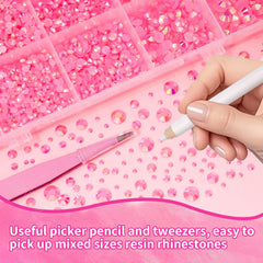 Uotey mixed sizes in open box showing organization and quick access to 16000 pieces