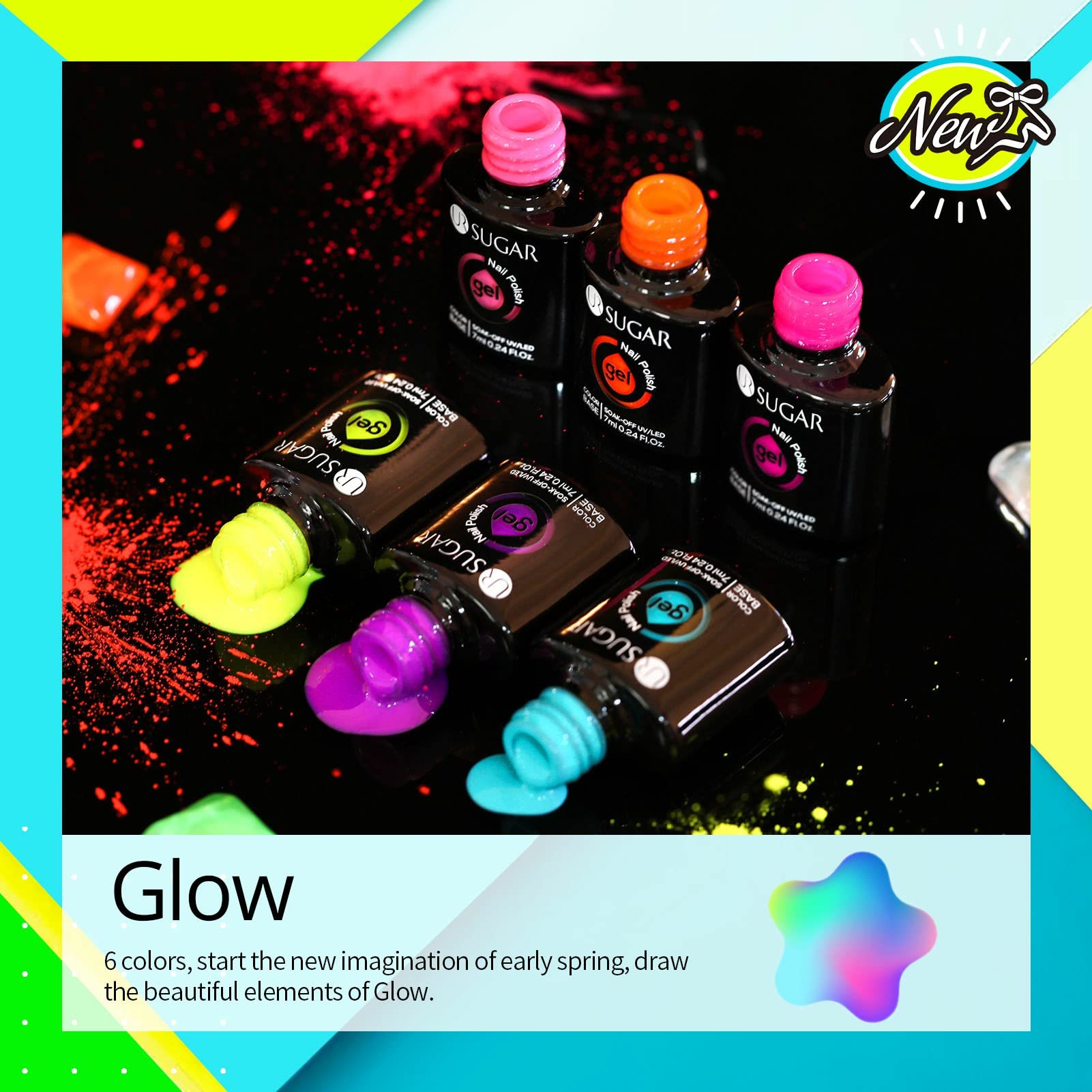 UR SUGAR polish being applied in salon setting showing professional use benefit: salon-ready formula