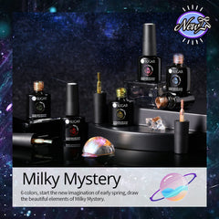 UR SUGAR magnetic cat-eye effect on finished nail producing 9D shimmer