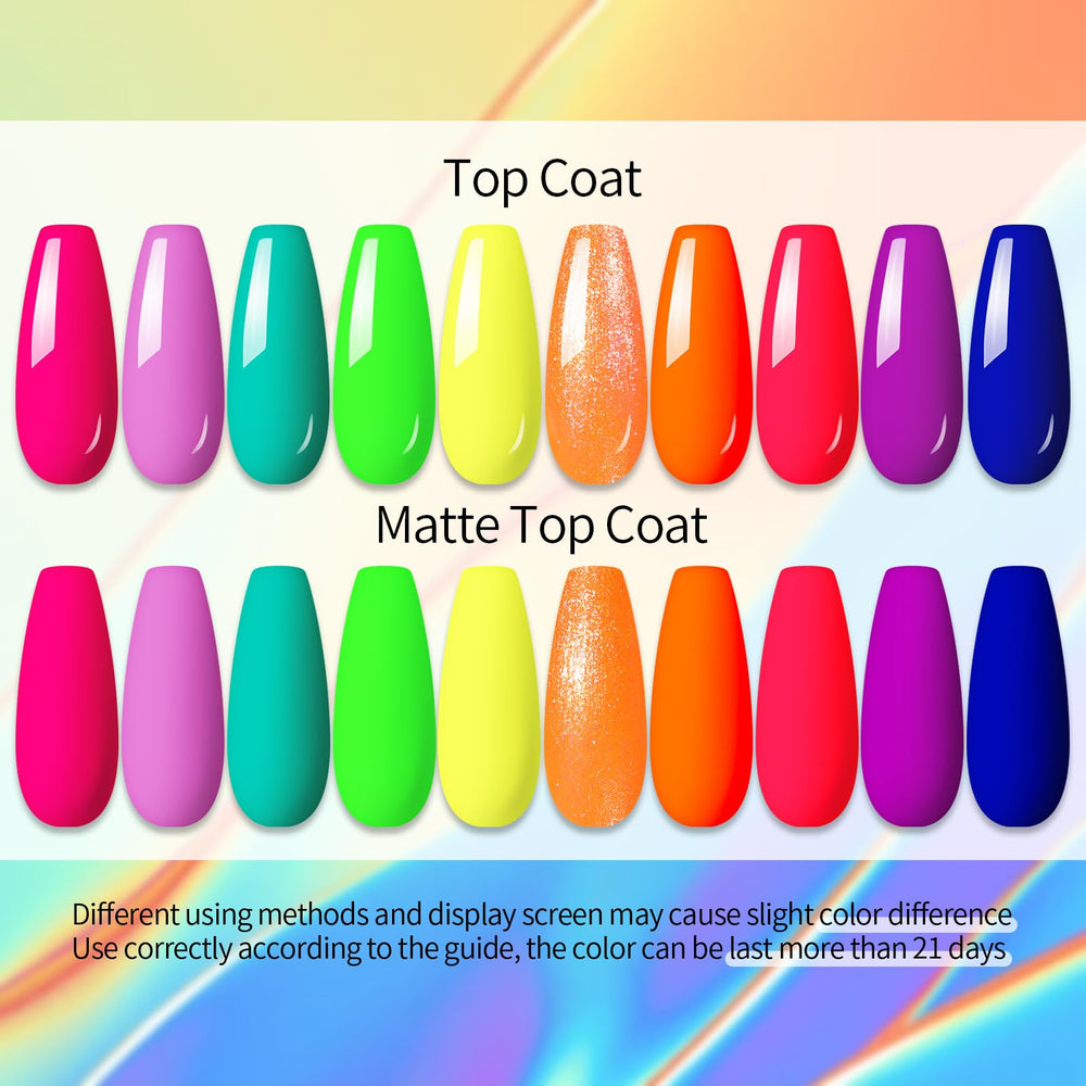 UR SUGAR texture swatch wheel displaying neon pigment payoff and finish