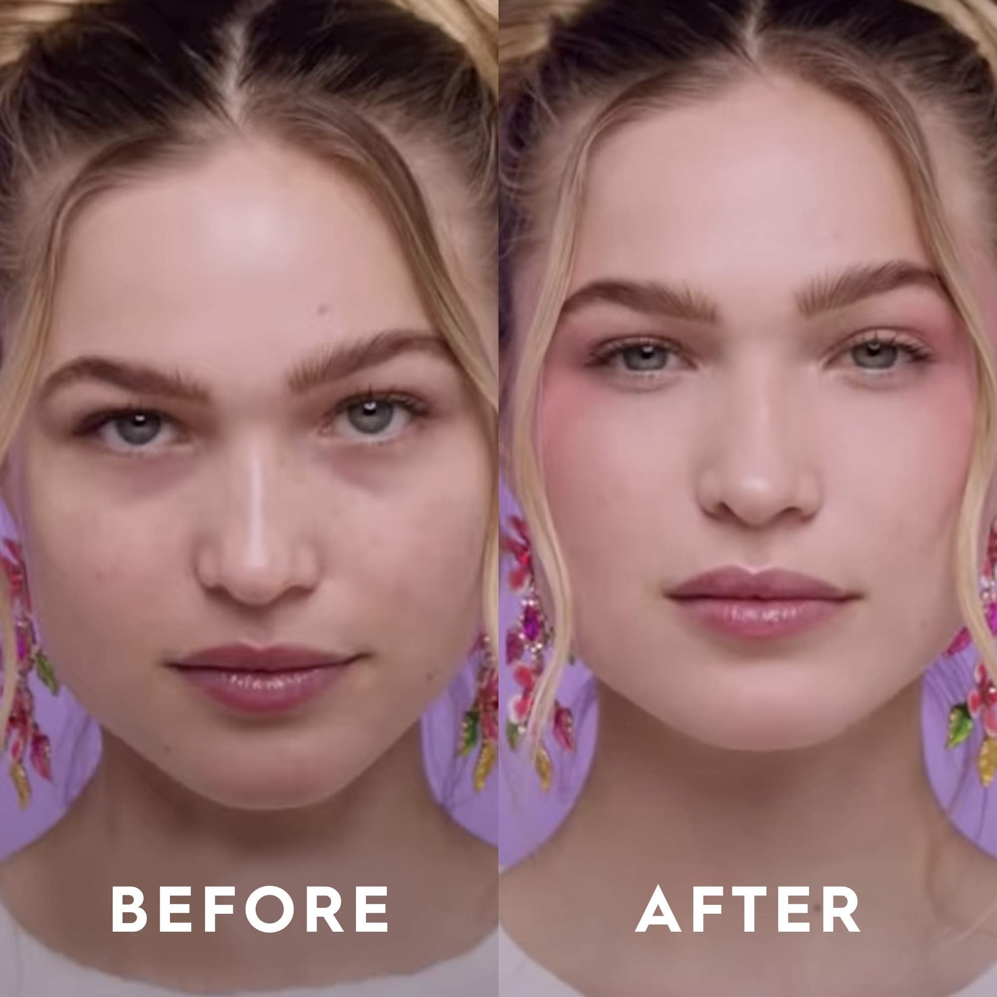 urban decay application on fingertips spreading primer for smoother foundation application