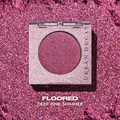Urban Decay Floored texture swipe on skin showing creamy blendability