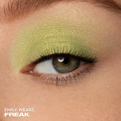 Urban Decay Freak close-up texture shot highlighting creamy shimmer payoff
