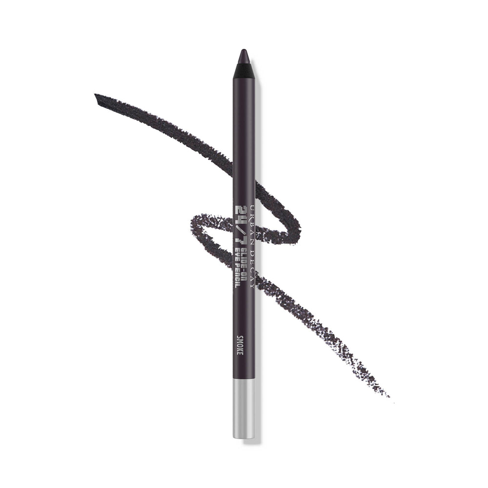 Urban Decay front packaging showing Smoke pencil and lasting gray color