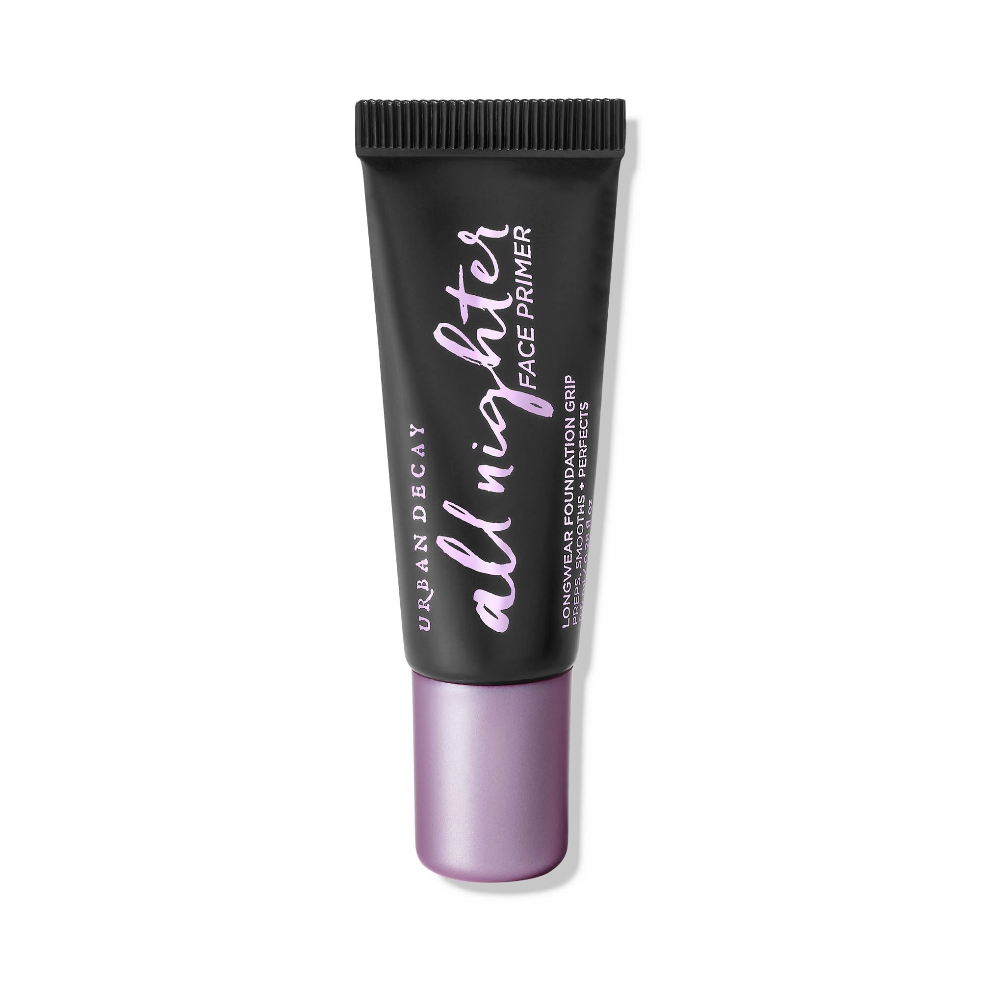 urban decay front packaging tube shown upright highlighting brand and compact portability