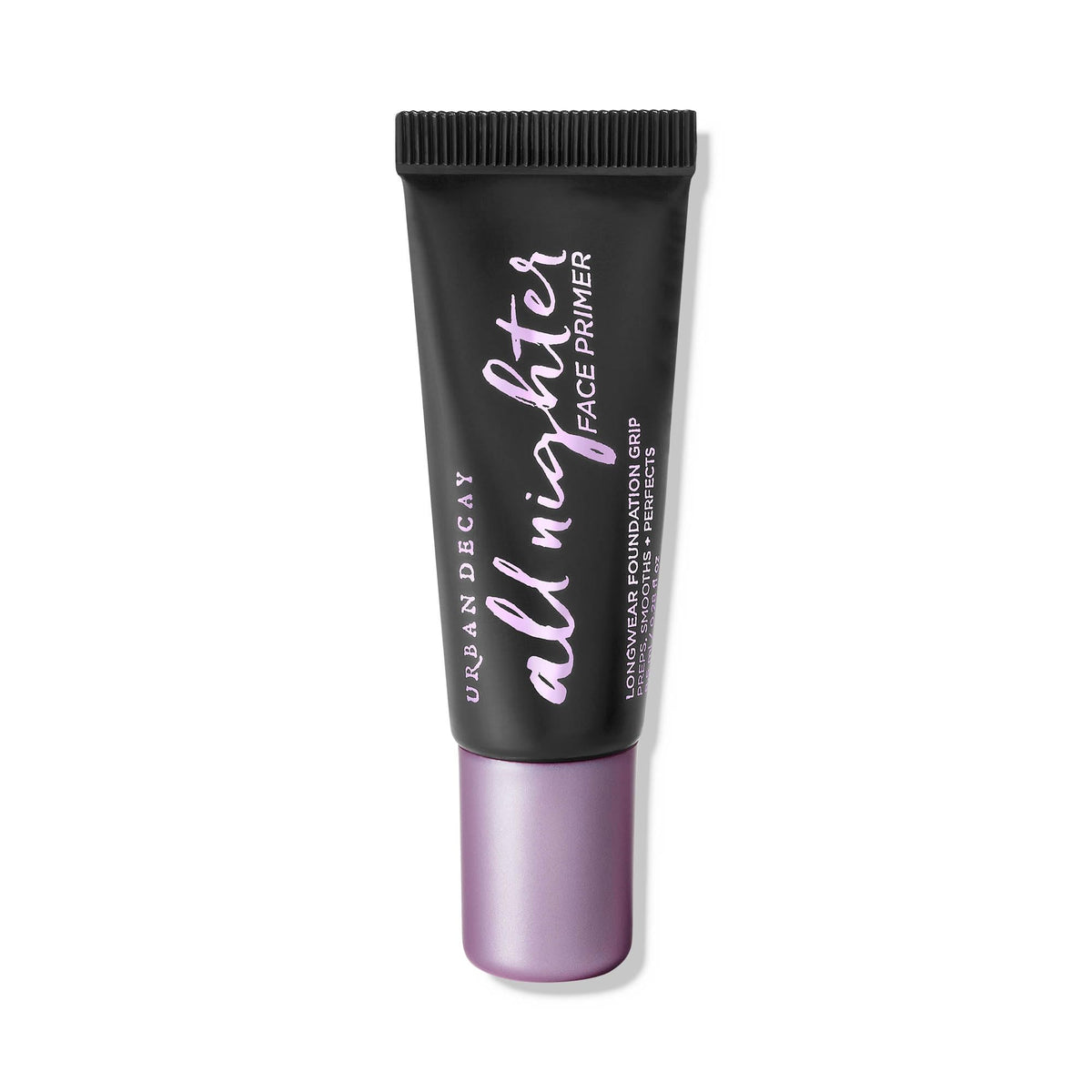 urban decay front packaging tube shown upright highlighting brand and compact portability