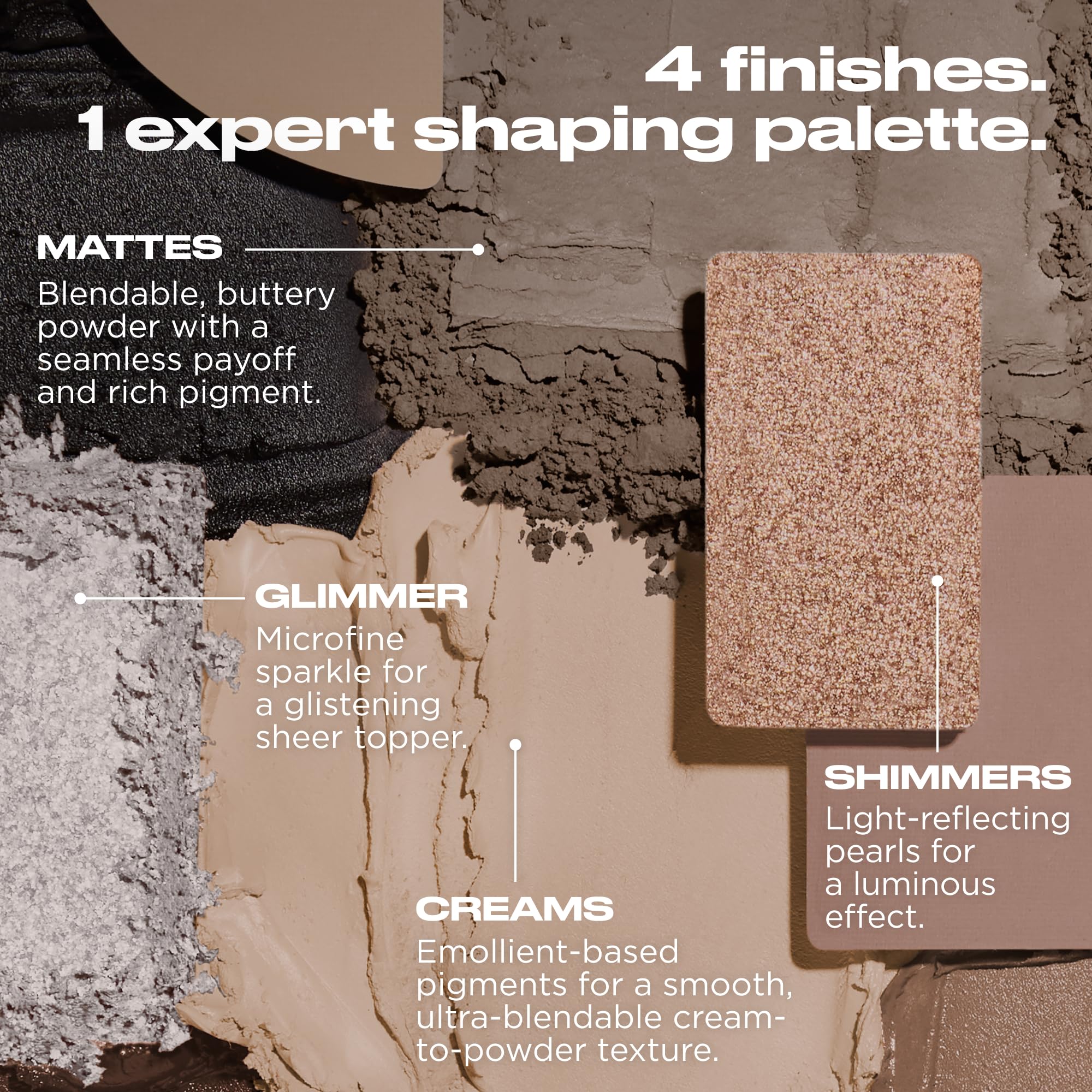 Urban Decay palette used for cheek and brow sculpting creating natural definition