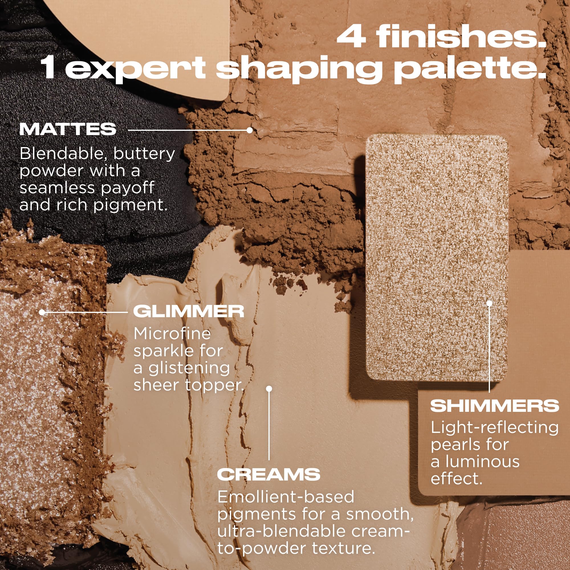 Urban Decay palette in use on eyelid for quick daytime to evening transition benefit