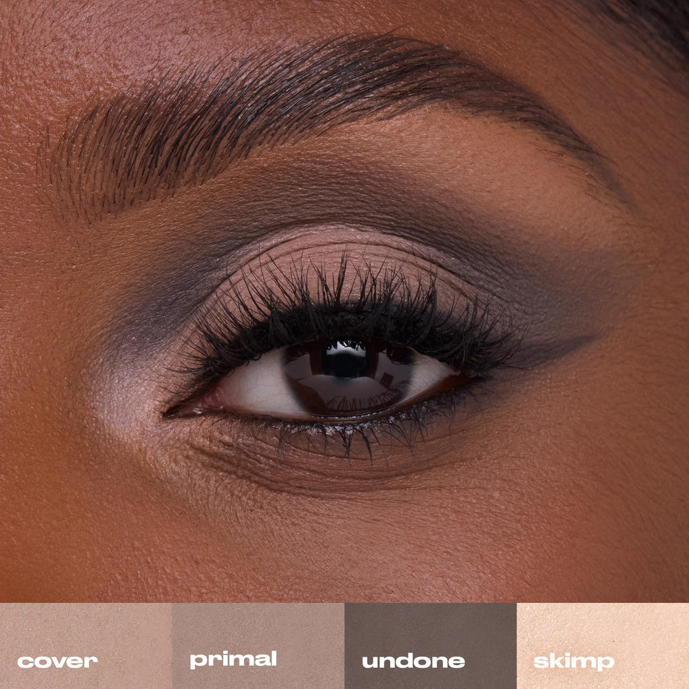 URBAN DECAY model applying shadow illustrating quick daytime-to-night transformation