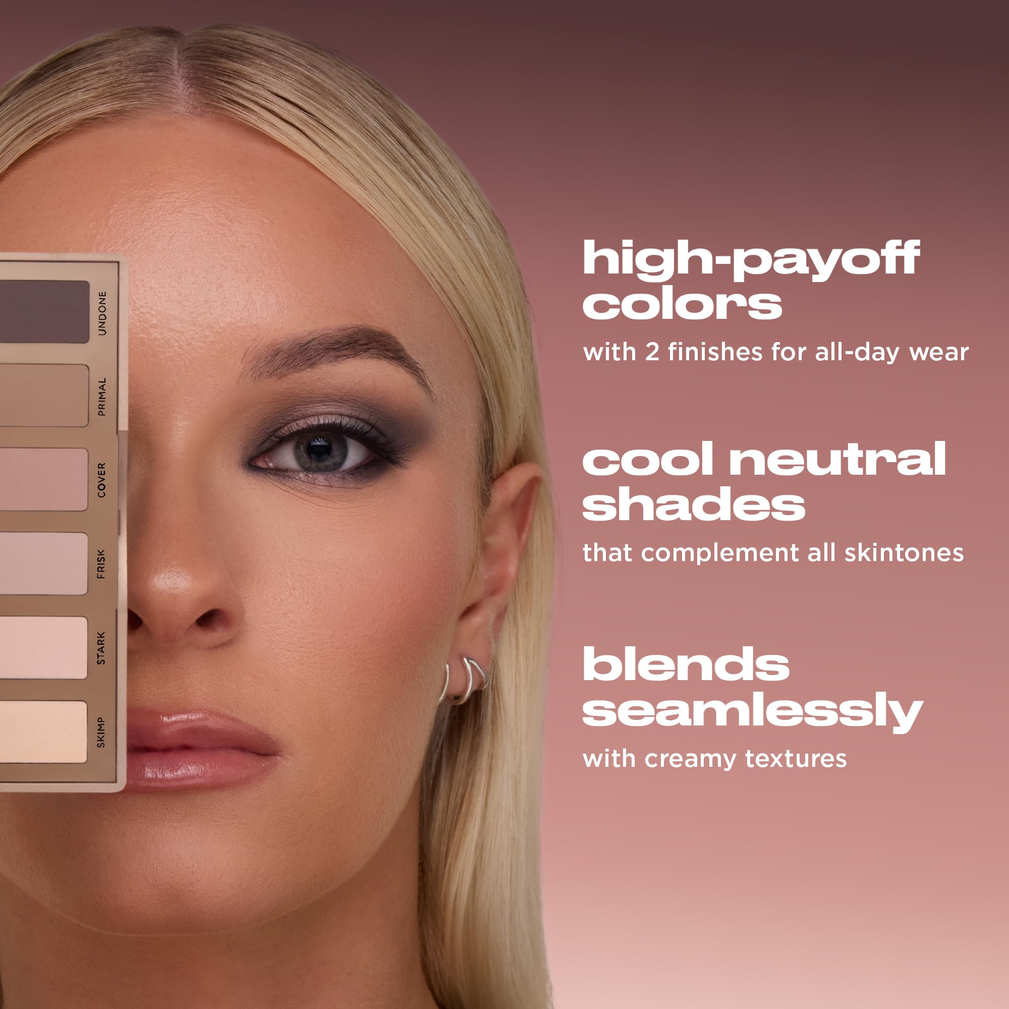URBAN DECAY open palette with mirror displays six matte cool-toned shades for travel