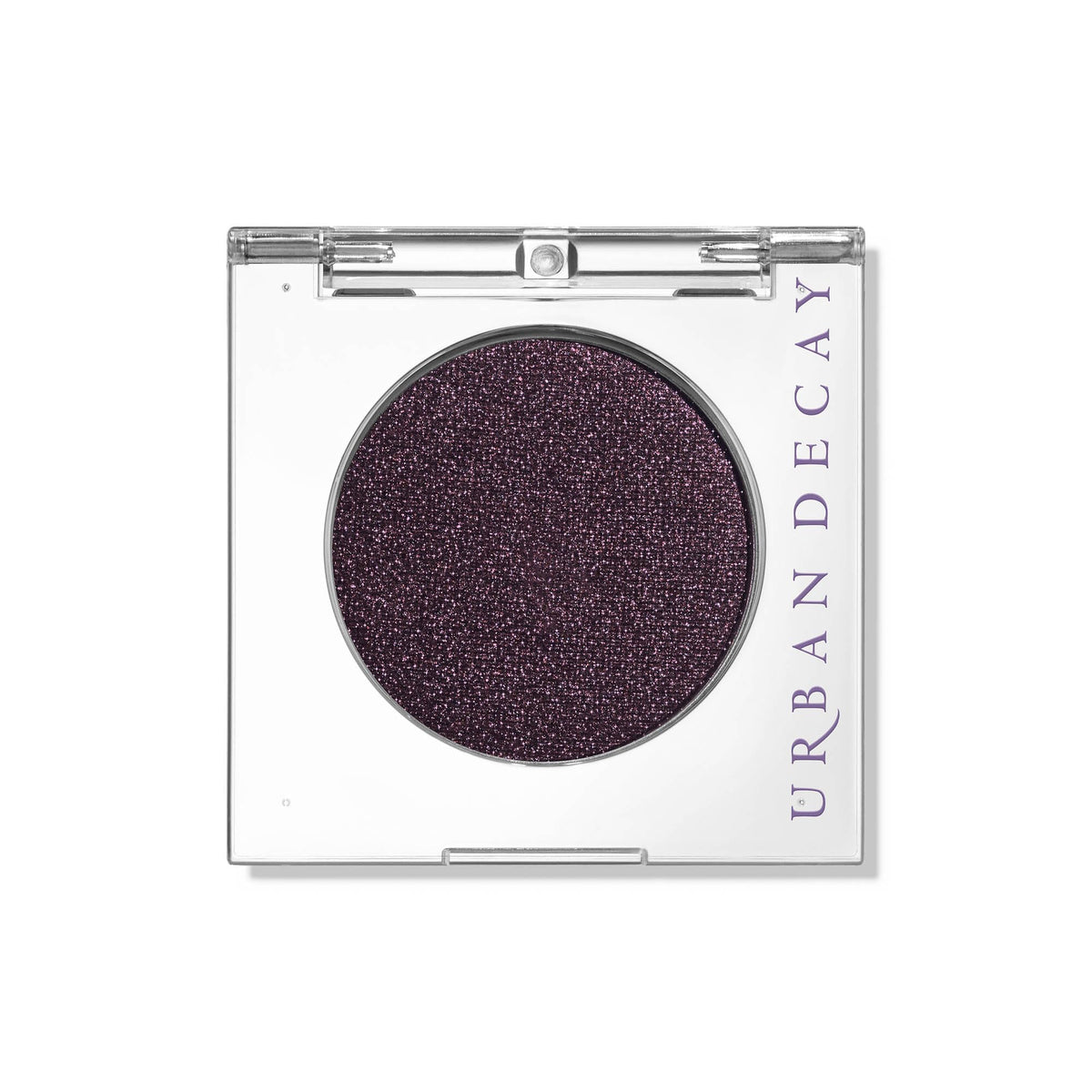URBAN DECAY Ride front pan showing deep brown shimmer and purple shift benefit vivid pigment