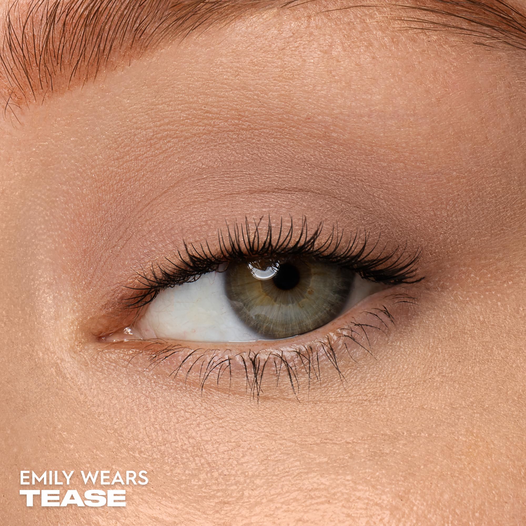 URBAN DECAY Tease texture swipe demonstrating creamy, blendable payoff