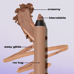 Urban Decay cream texture being applied for effortless glide