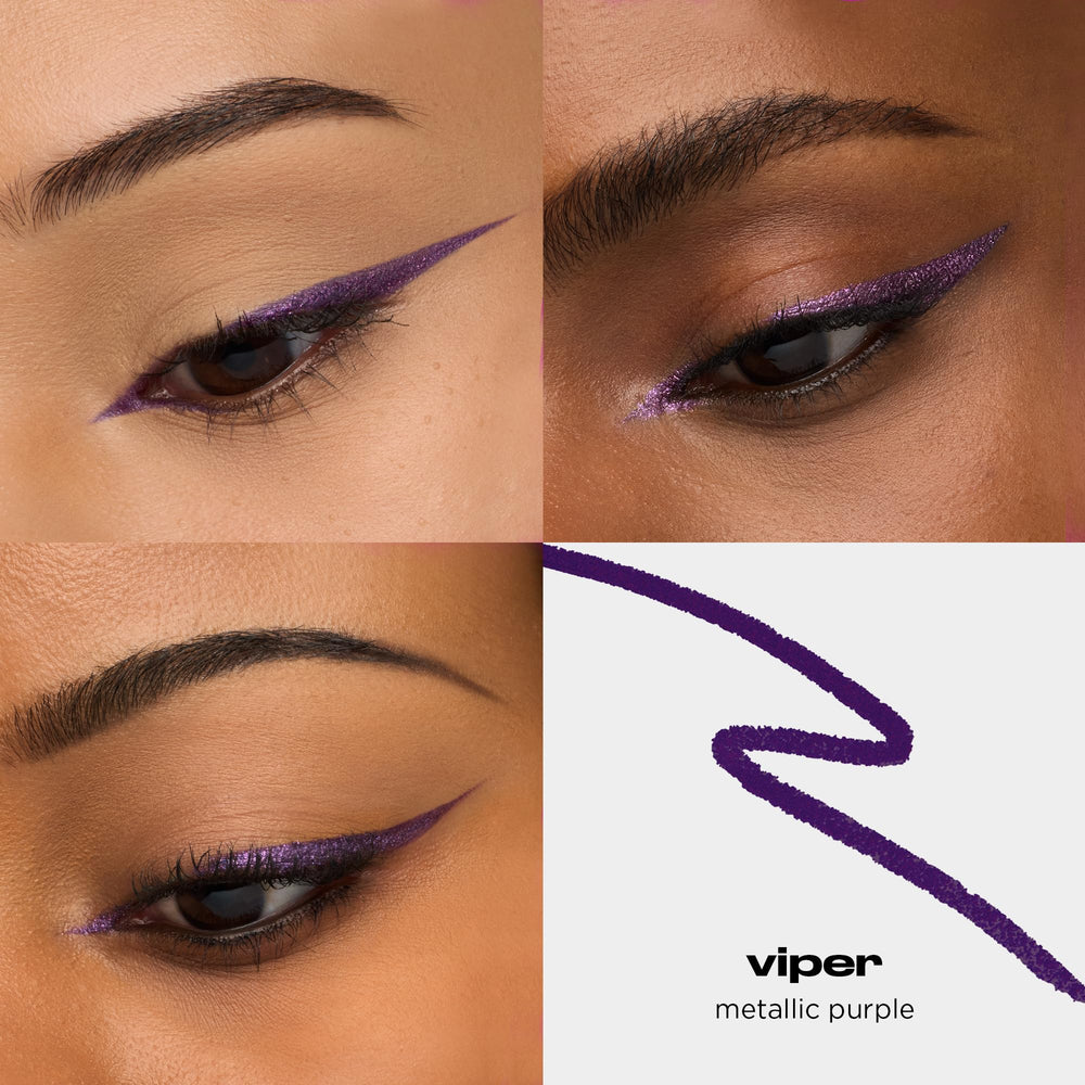 URBAN DECAY close-up of pencil tip demonstrating creamy glide benefit