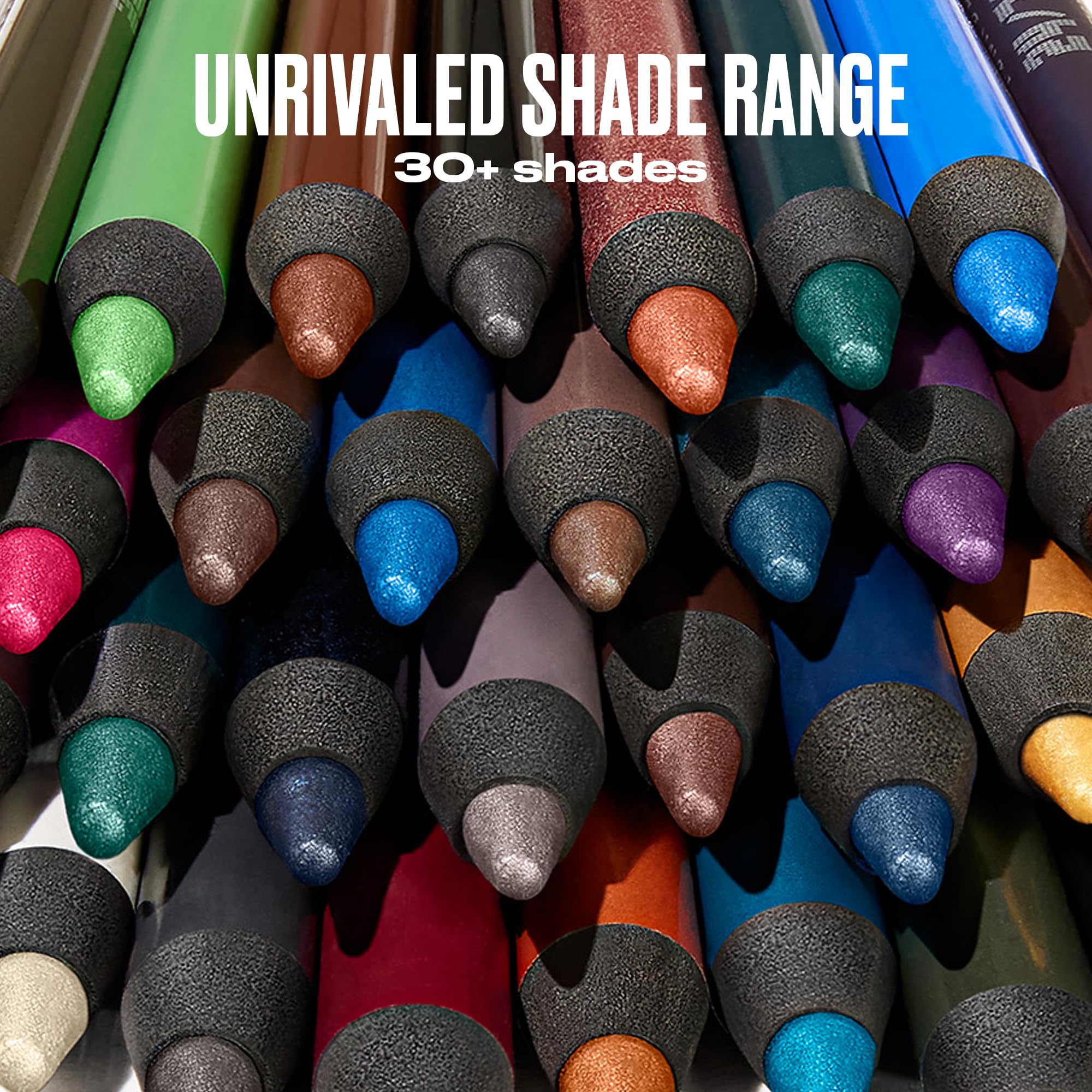URBAN DECAY size comparison with hand to illustrate convenient 0.04 oz travel-friendly size