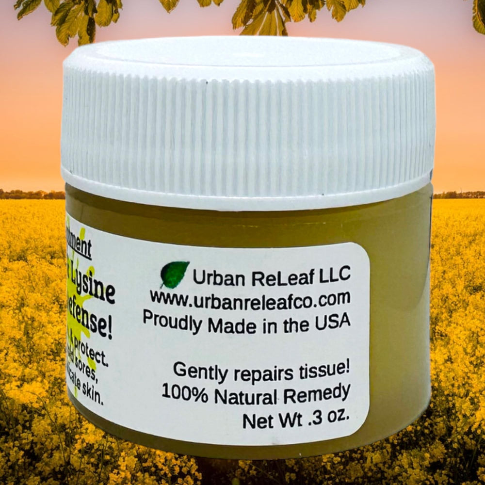 Urban ReLeaf texture closeup highlighting smooth, nourishing balm feel