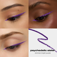 URBAN DECAY pencil tip cream texture demonstrating smooth glide benefit easy application