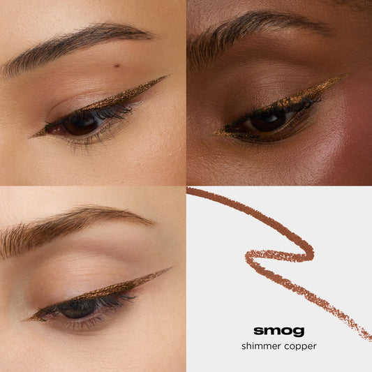 URBAN DECAY Smog pencil tip close-up demonstrating creamy glide for precise application