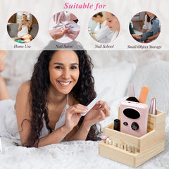 Urbuti displayed in salon setting creating organized professional appearance