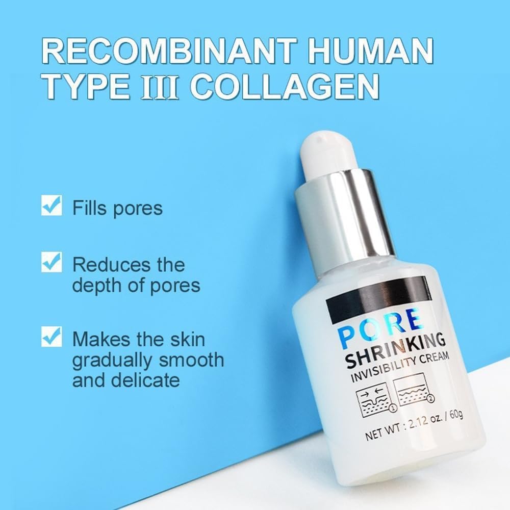 URQT application on cheek smoothing pores and prepping skin