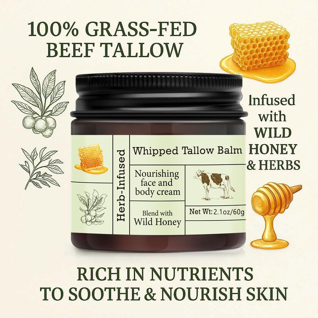 URQT whipped tallow texture close-up displaying smooth spreadability benefit