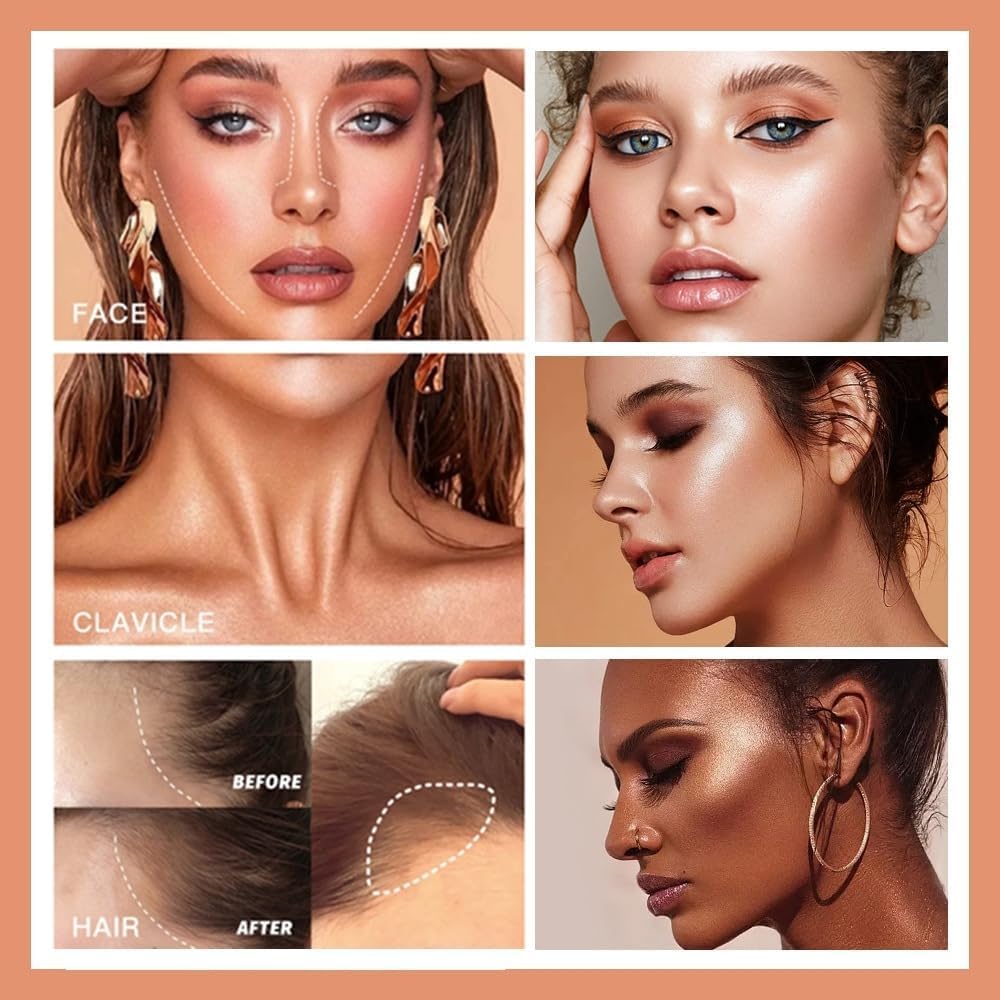 URQT highlighter sheen on cheekbone giving subtle luminous radiance