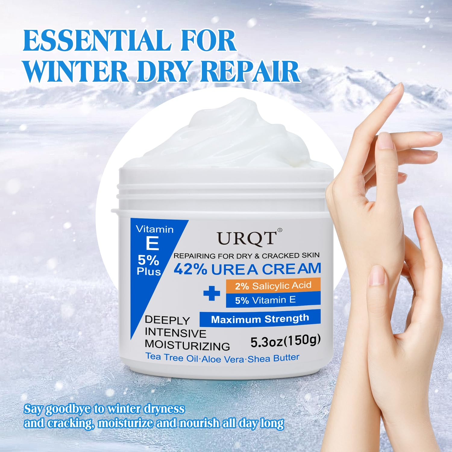 URQT used in a bedroom setting with socks for overnight repair