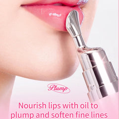 URQT model wearing baby pink showing natural glossy enhancement