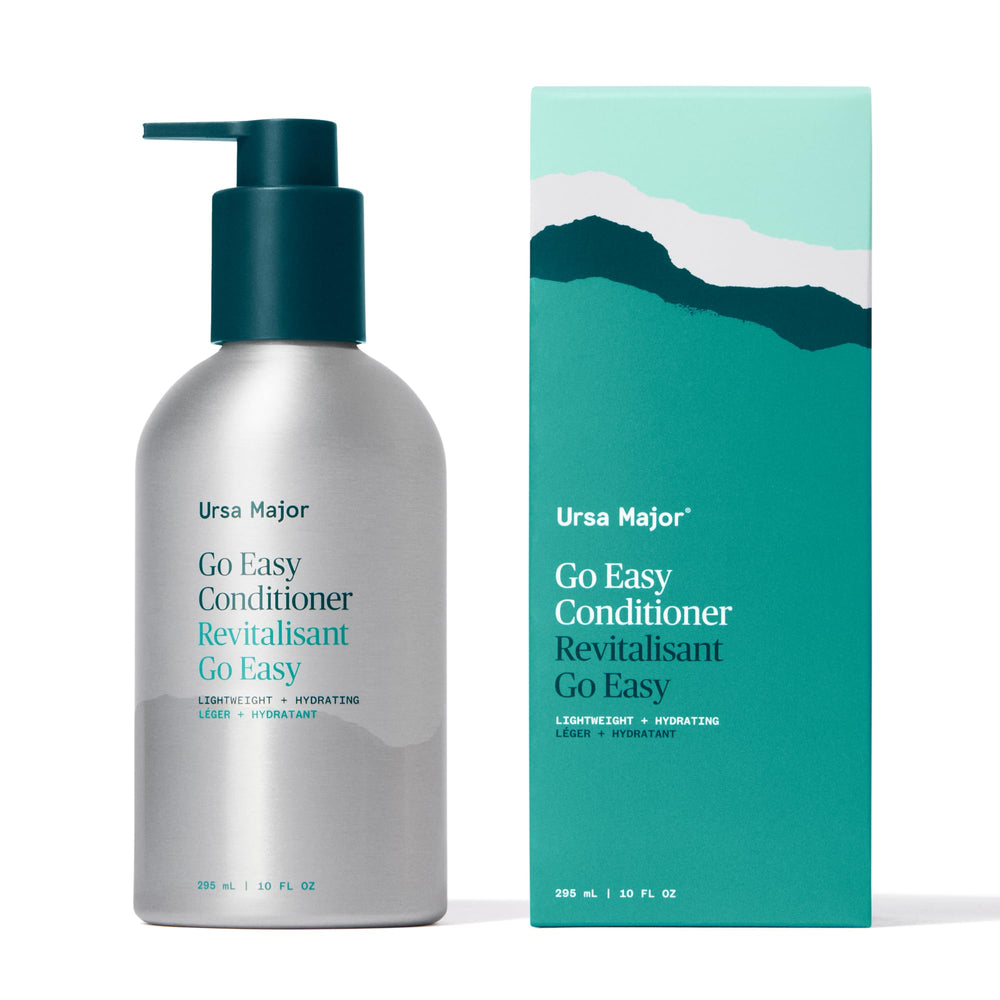 Ursa Major front bottle view showing sleek 10 oz packaging and benefits