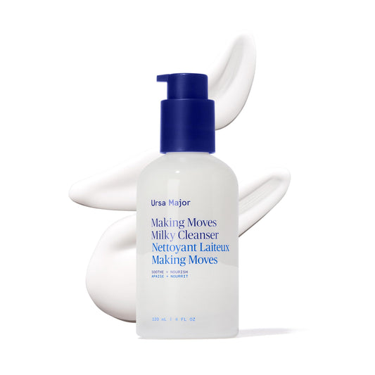 Ursa Major front bottle view showing label and 4 oz size, highlights clean ingredients