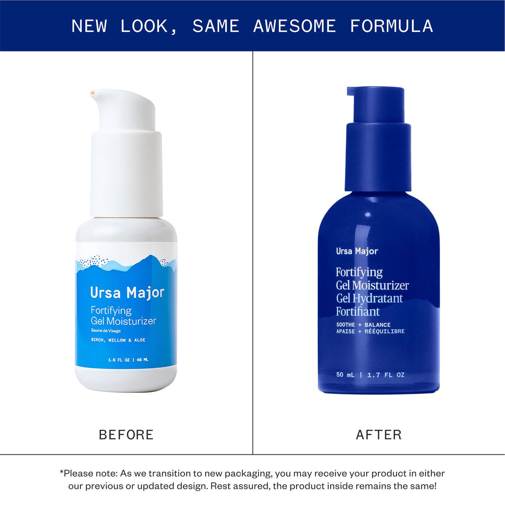 Ursa Major gel texture close-up highlighting lightweight absorption benefit