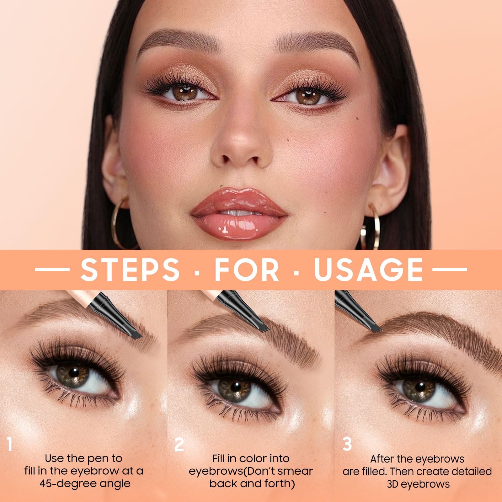 Ursoulney brow pen cap detail metal finish protecting pigment from drying