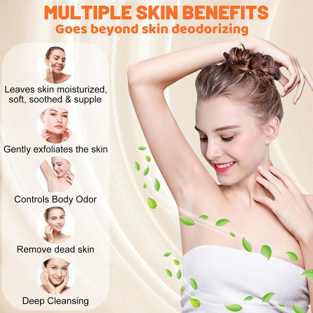 URZTUL foamy lather in hand demonstrating deep cleansing action