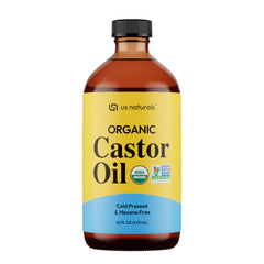 Us Naturals front bottle view showing label and amber glass protection benefit