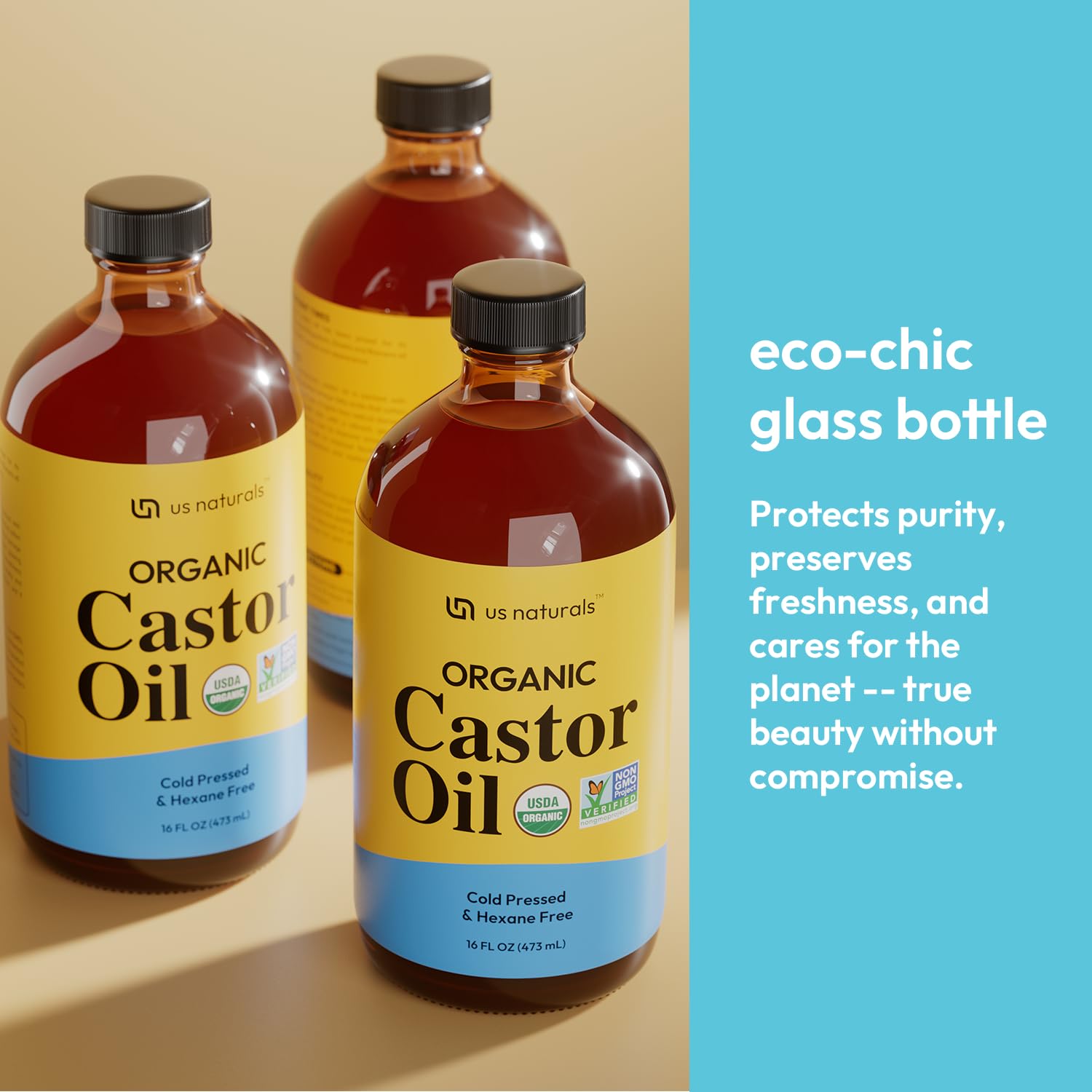 Us Naturals applied to scalp during massage showing moisturizing and soothing benefit