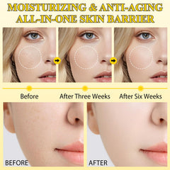 USBSREGARDS applying balm to hands for instant dryness relief