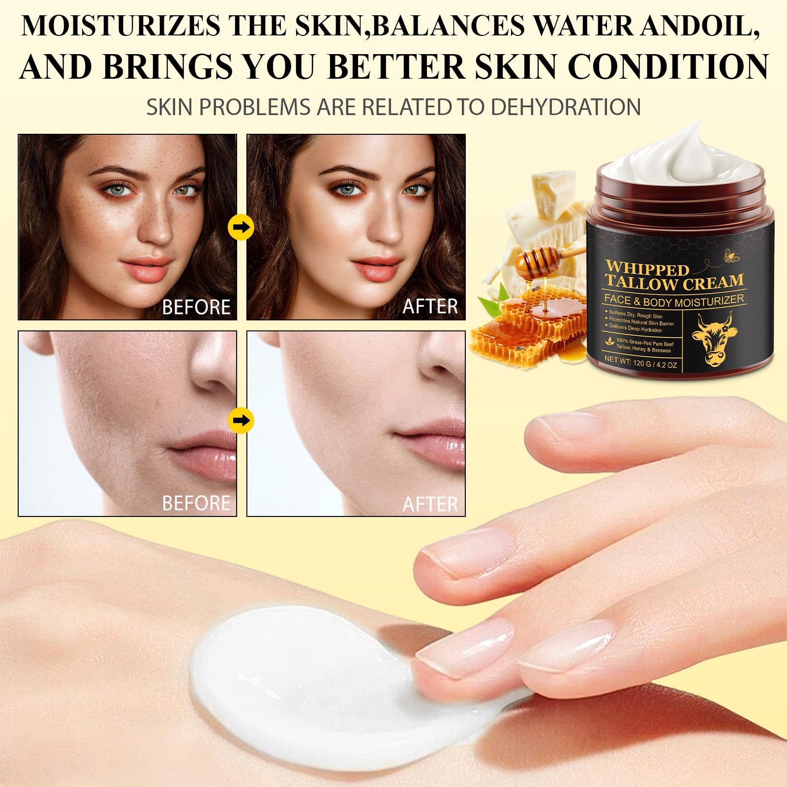USBSREGARDS using balm as a facial spot treatment for softening