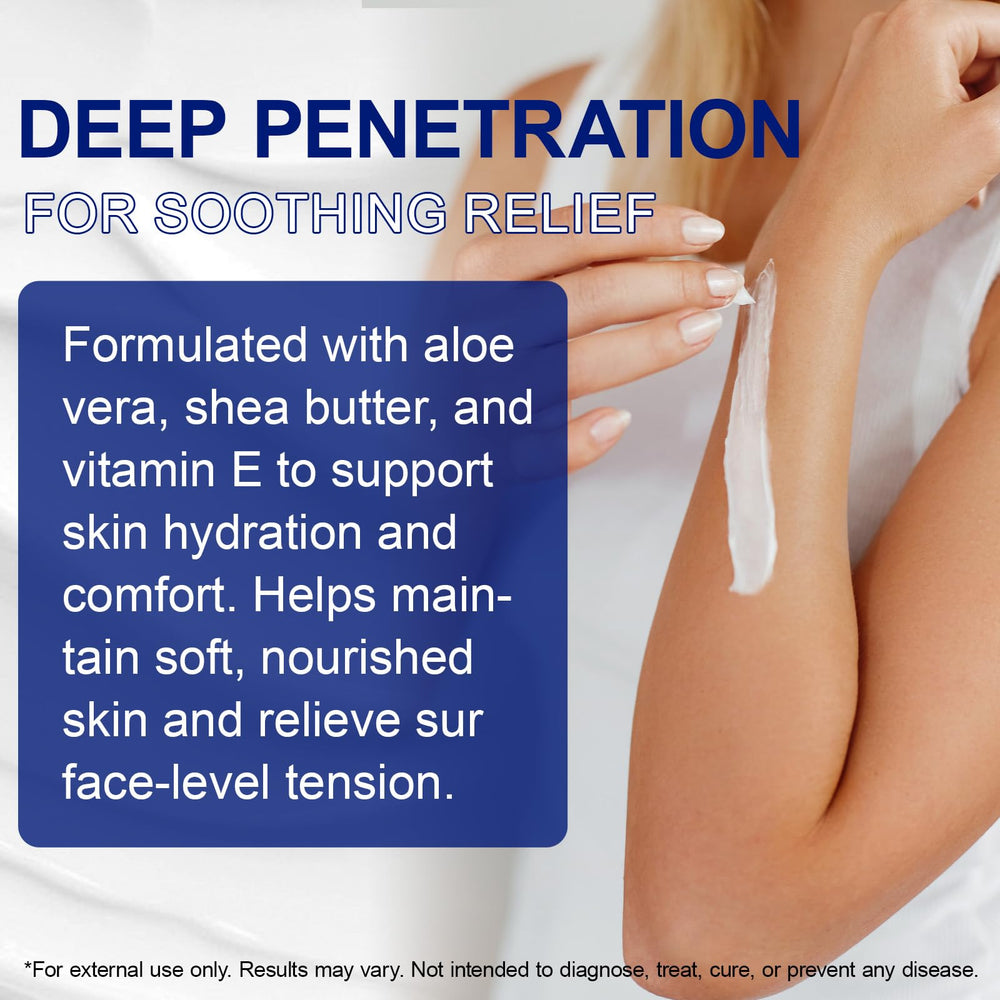 USBSREGARDS applied to foot by hand for targeted soothing comfort