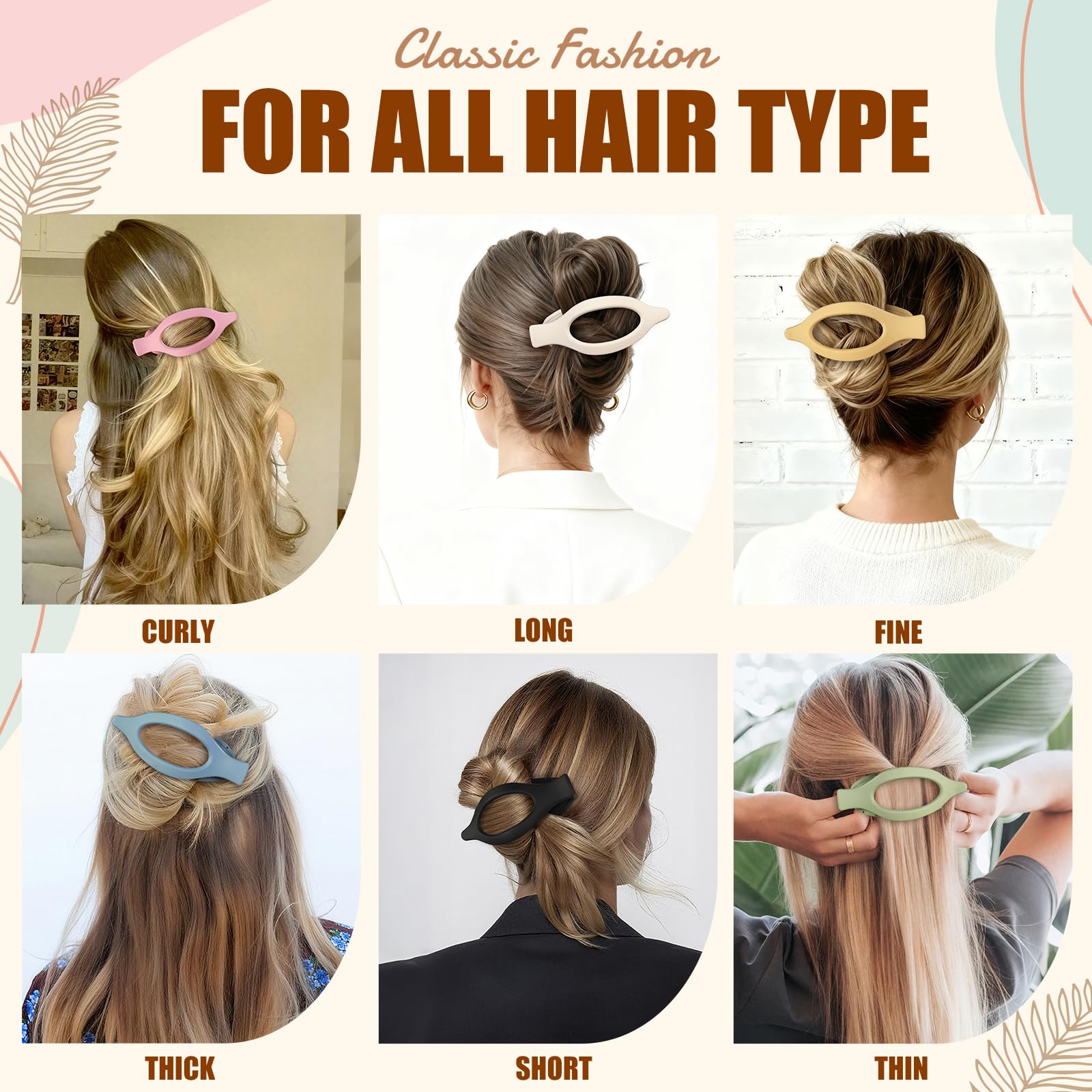 USDNICE clip holding thick hair demonstrating reliable no-slip performance
