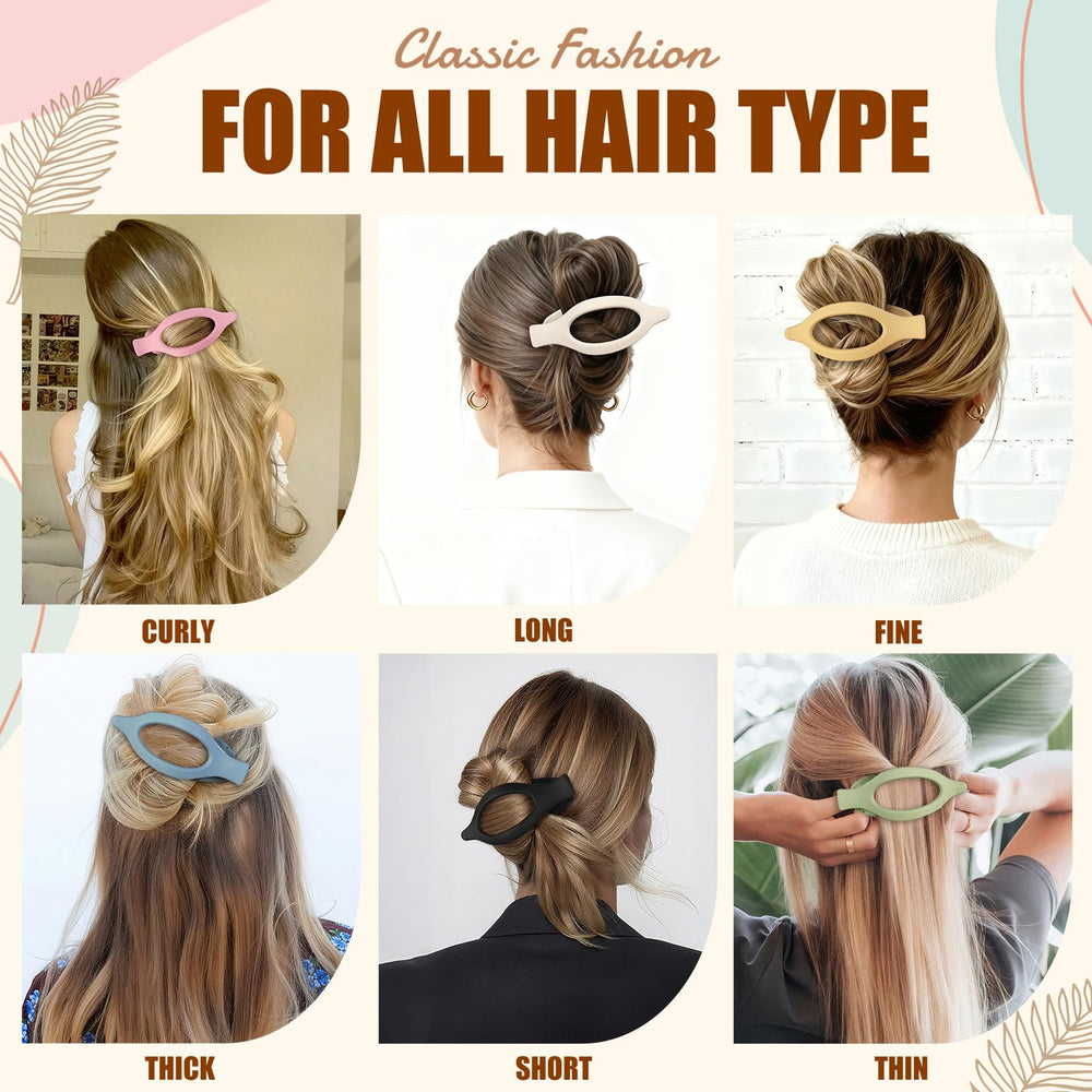 USDNICE clip holding thick hair demonstrating reliable no-slip performance