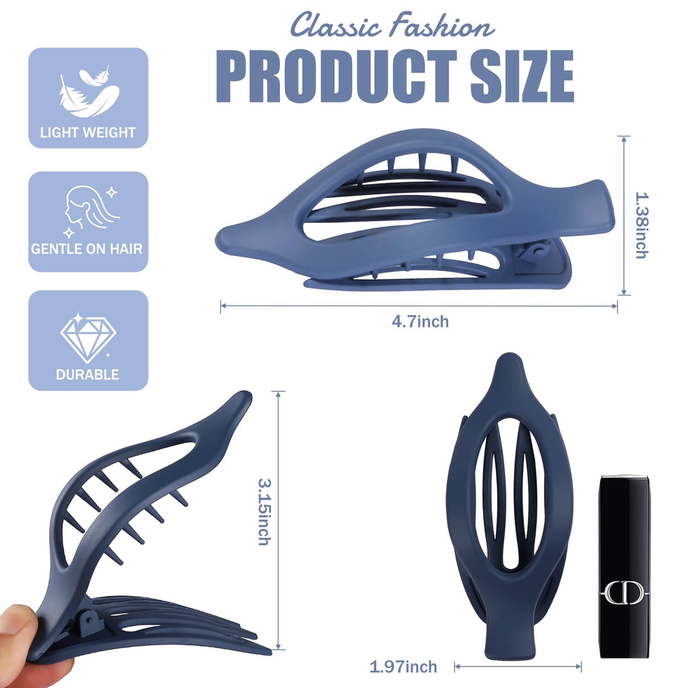 USDNICE detail of clip teeth illustrating secure grip without snagging hair