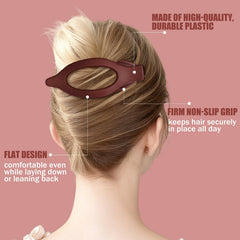 USDNICE clip holding thick hair in a neat updo for reliable hold