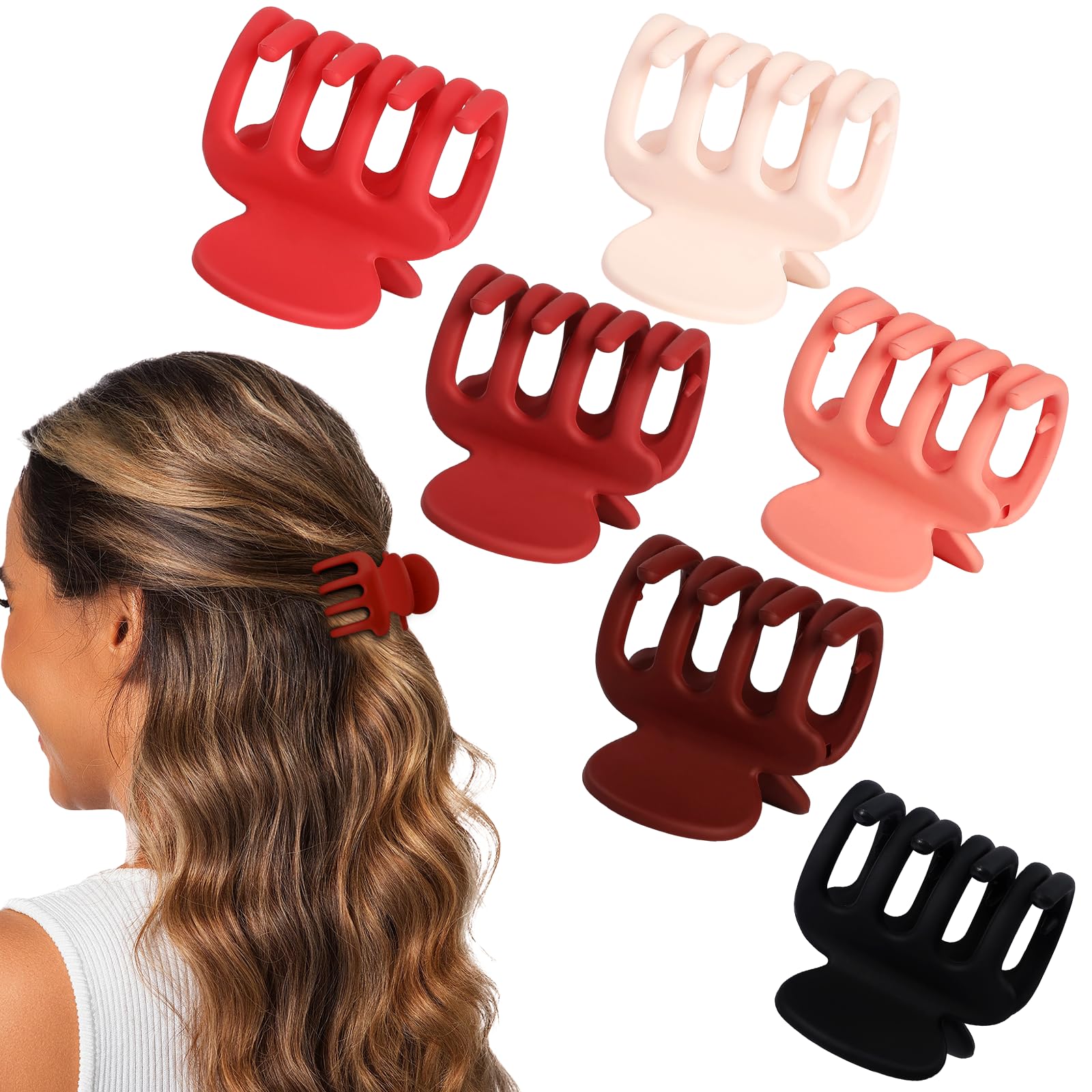 USDNICE close-up of hinge and teeth showing strong grip and hair-friendly design benefit