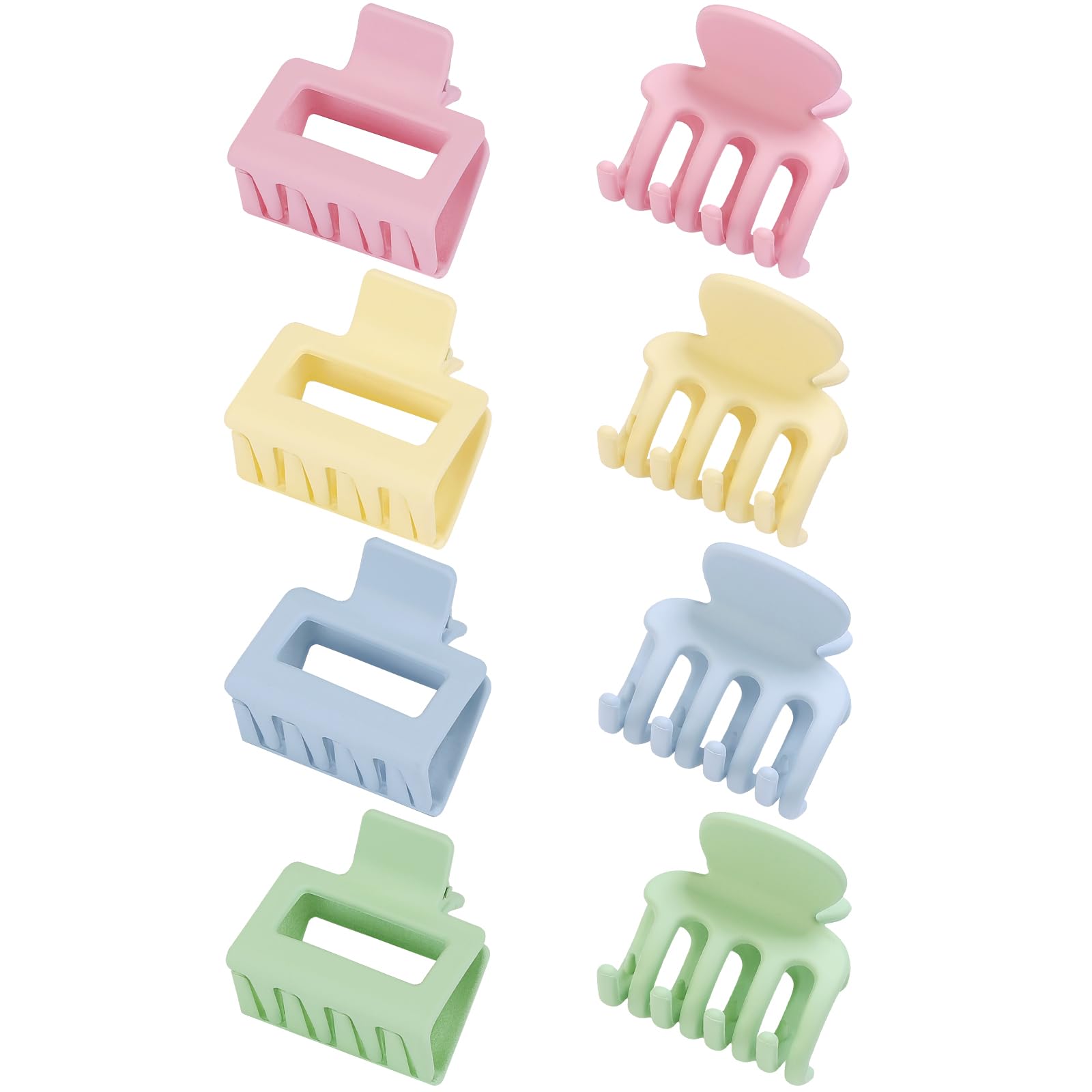 USDNICE color array flatlay showing six hues that match multiple outfits